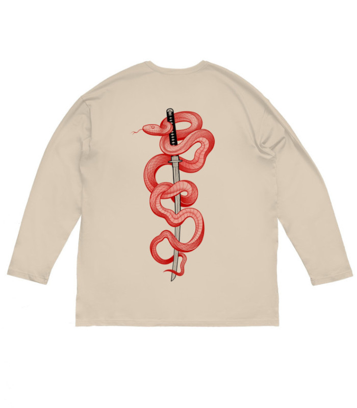 Лонгслив MEDOOZA "Katana" (бежевый)