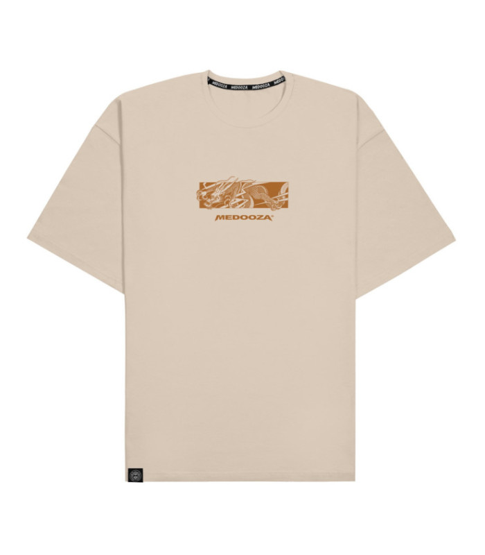Футболка MEDOOZA "Dragon Head" (бежевый)