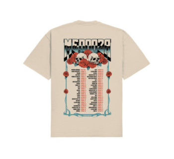 Футболка MEDOOZA "Tour 11" (бежевый)