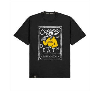 Футболка MEDOOZA x Welder C. ‘Coffee or Death’ (черный) NCL23