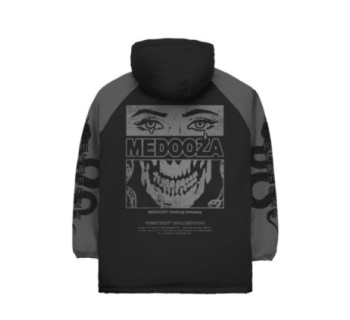 Куртка Storm W MEDOOZA "Face-Viper" (черно-серый)