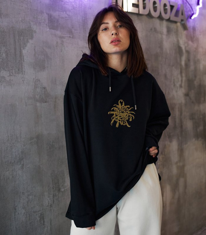 Худи MEDOOZA "Geisha" (W) (черный)