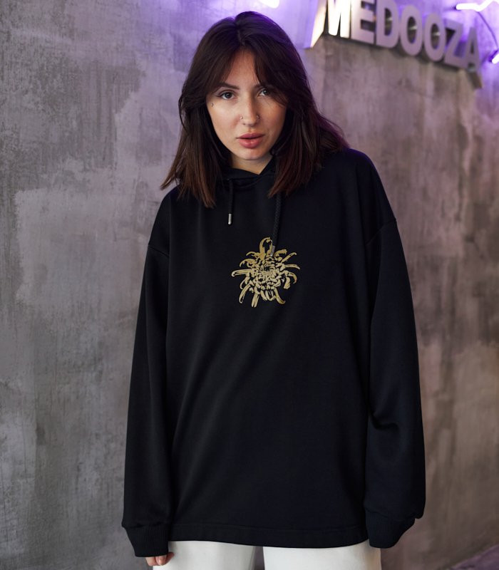 Худи MEDOOZA "Geisha" (W) (черный)