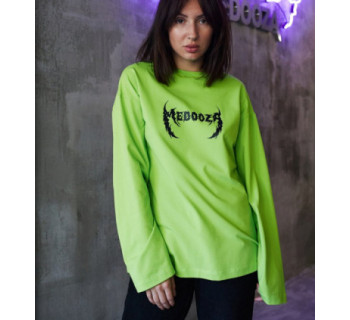 Лонгслив MEDOOZA "Metal Type" (W) (кислотный)