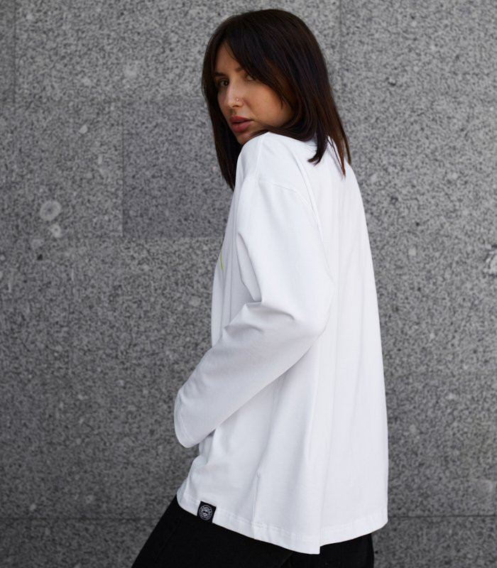 Лонгслив MEDOOZA "Masks Off" (W) (белый)