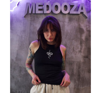 Майка MEDOOZA "Snake" (W) (черный)