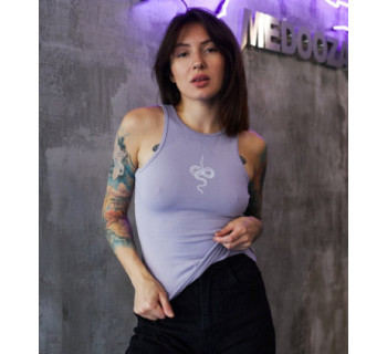 Майка MEDOOZA "Snake" (W) (сирень)