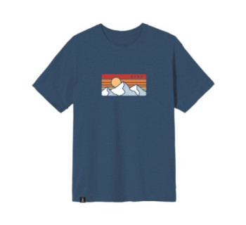 Футболка SVET "Закат в горах" (индиго)