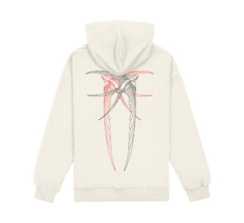 Худи MEDOOZA "Birds" (молочный)