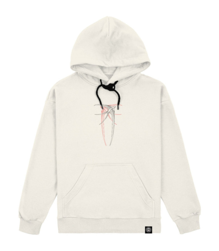 Худи MEDOOZA "Birds" (молочный)