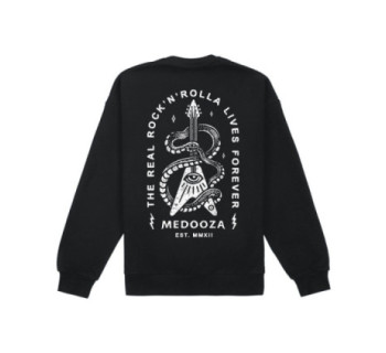 Свитшот MEDOOZA "Rock'n'Rolla III" (черный)