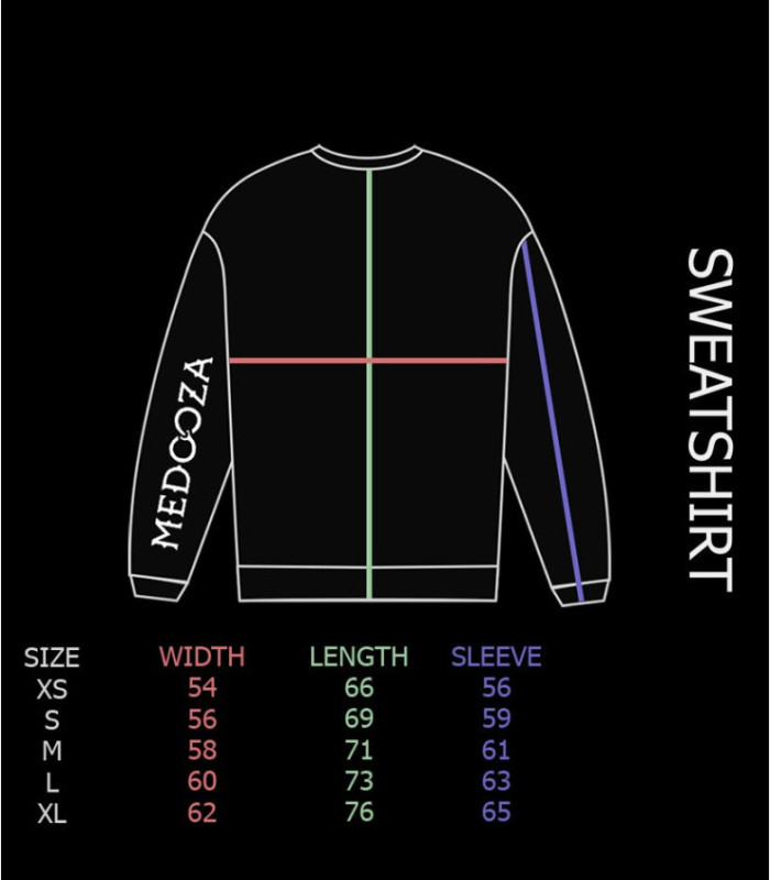 Свитшот MEDOOZA "Snake_tribal" (серый)