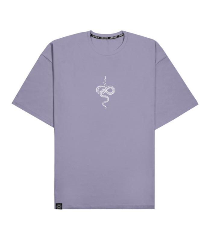 Футболка boxy MEDOOZA "Snake" (сирень)