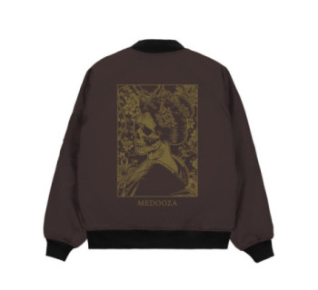 Бомбер MEDOOZA "Geisha" (бордово-коричневый)