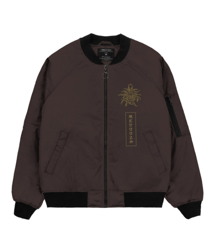 Бомбер MEDOOZA "Geisha" (бордово-коричневый)