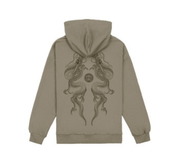 Худи MEDOOZA "Dragon Twins" (хаки)