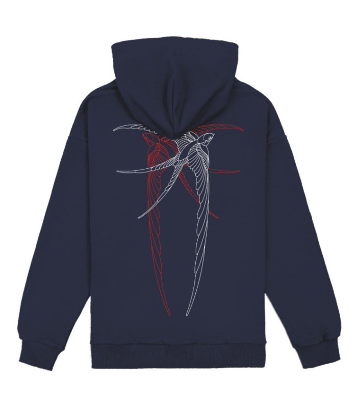 Худи MEDOOZA "Birds" (синий)