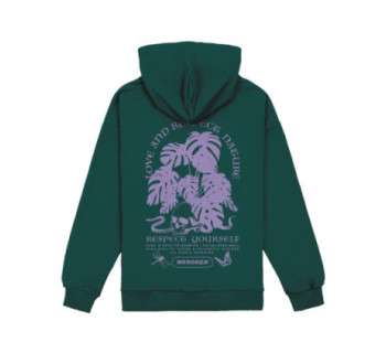 Худи MEDOOZA "Nature" (зеленый)