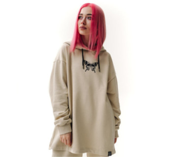 Худи MEDOOZA "Butterfly" (W) (молочный)