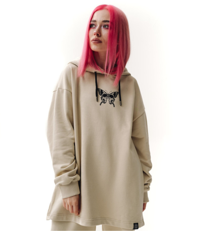 Худи MEDOOZA "Butterfly" (W) (молочный)