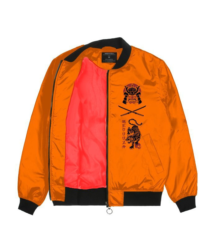 Бомбер MEDOOZA "Double Tiger" (оранжевый)