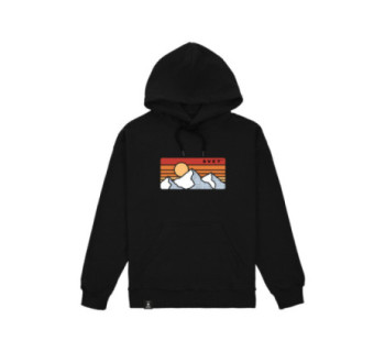 Худи SVET "Закат в горах" (черный)