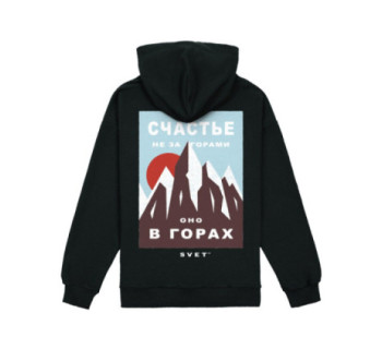 Худи SVET "Горы II" (черный)