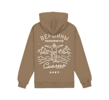 Худи SVET "Вершины" (орех)