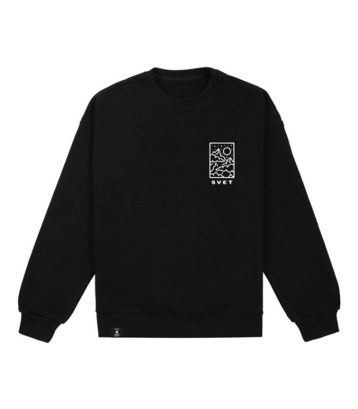 Свитшот SVET "Вершины" (черный)