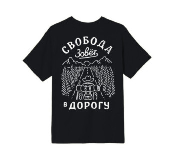 Футболка SVET "Свобода II" (черный)