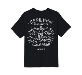 Футболка SVET "Вершины" (черный)