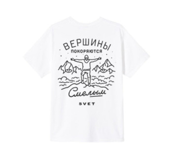 Футболка SVET "Вершины" (белый)