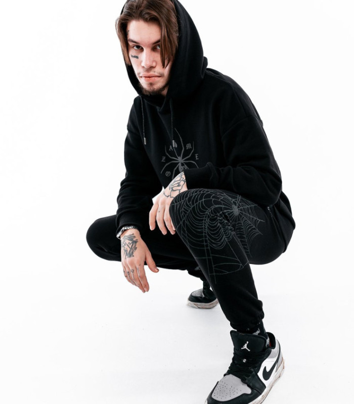 Худи MEDOOZA "Spider" (черный)