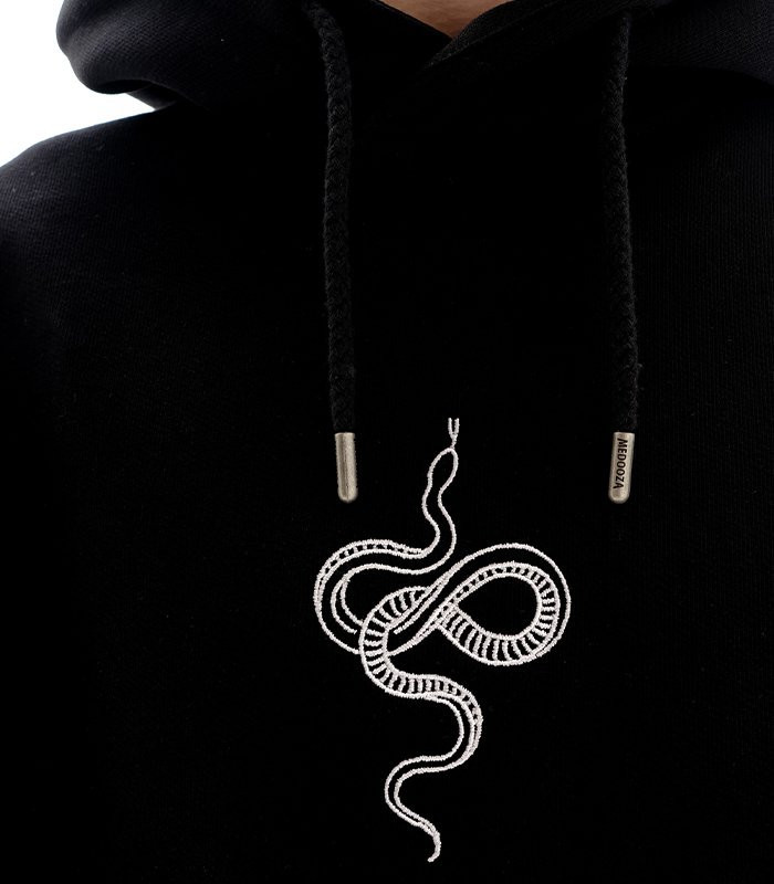 Худи MEDOOZA "Snake" (черный)