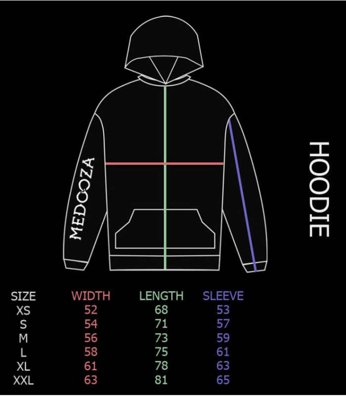 Худи MEDOOZA "Snake" (черный)