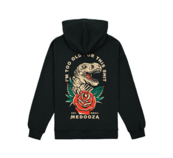 Худи MEDOOZA "Dinosaur" (черный)