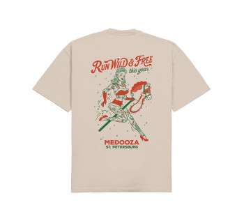 Футболка boxy MEDOOZA "Hobbyhorsing" (бежевый)