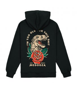 Худи MEDOOZA "Dinosaur" (черный)