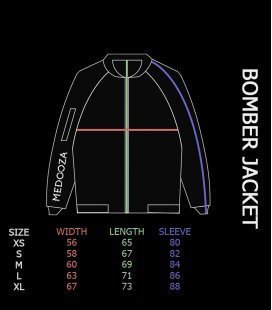 Бомбер MEDOOZA "Katana" (черный)