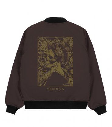 Бомбер MEDOOZA "Geisha" (бордово-коричневый)