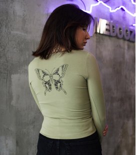 Топ каре MEDOOZA "Butterfly" (W) (песочный)