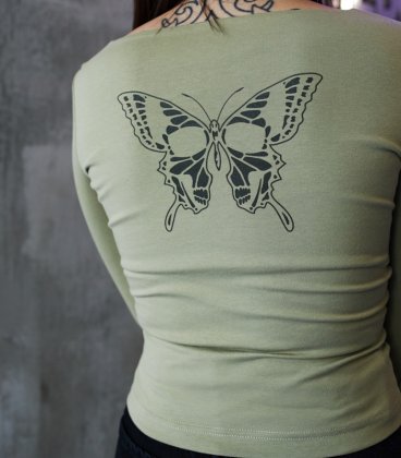 Топ каре MEDOOZA "Butterfly" (W) (песочный)