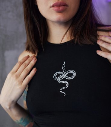 Майка MEDOOZA "Snake" (W) (черный)
