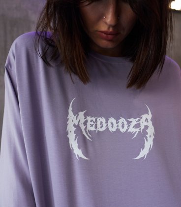 Лонгслив MEDOOZA "Metal Type" (W) (сирень)