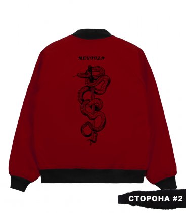 Бомбер MEDOOZA 2-сторон. "Dragon Twins/Katana"