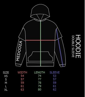 Худи MEDOOZA DS "Thrasher" (графит-черный)