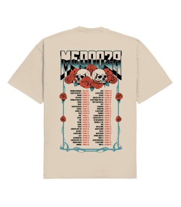 Футболка MEDOOZA "Tour 11" (бежевый)