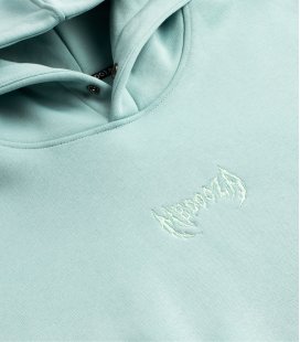Худи MEDOOZA "Metal Logo embr" (мятный начес)