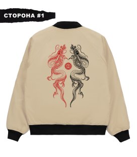 Бомбер MEDOOZA 2-сторон. "Dragon Twins // Super Dragon"