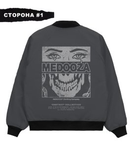 Бомбер MEDOOZA 2-сторон. "Face // Metal Type"